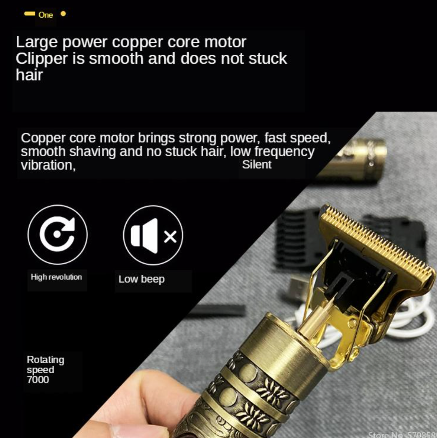 T9 Hair Clipper for Men | 0mm Professional Trimmer | Beard, Body & Hair Shaver