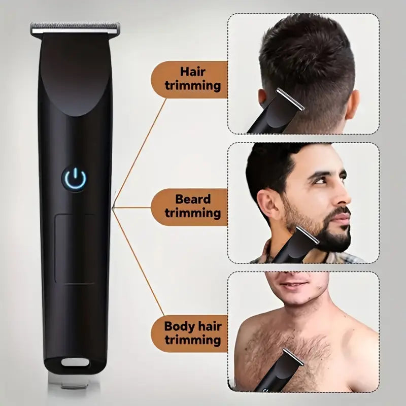 Adjustable Head Electric Hair Clipper | USB Rechargeable Beard & Hair Trimmer for Men