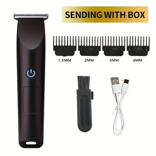 Adjustable Head Electric Hair Clipper | USB Rechargeable Beard & Hair Trimmer for Men