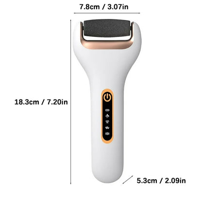 Rechargeable Electronic Foot File – Fast & Gentle Callus Remover for Smooth, Baby-Soft Feet